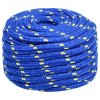 Lodní lano modré 20 mm 25 m polypropylen 152473