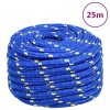 Lodní lano modré 20 mm 25 m polypropylen 152473