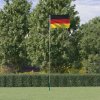 Vlajka Německa a stožár 5,55 m hliník 3147120