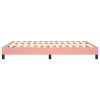 Rám postele s boxspringem růžový 140 x 190 cm samet 3120771