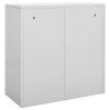 Uzamykatelné skříně 5 ks světle šedé 90 x 45 x 92,5 cm ocel 3095235