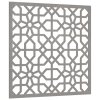 Zahradní nástěnná dekorace 55 x 55 cm corten Maurský design 824478