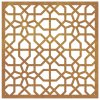 Zahradní nástěnná dekorace 55 x 55 cm corten Maurský design 824478