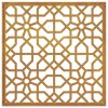 Zahradní nástěnná dekorace 55 x 55 cm corten Maurský design 824478