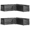 Plachty na zahradní nábytek tvar L 2 ks 16 oček 250x250x70 cm 3155372