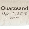 Filtrační písek 25 kg 0,5–1,0 mm 94313