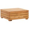 Set zahradního stolu a podnožky s poduškou masivní akácie 316084