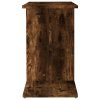 Odkládací stolek kouřový dub 50x30x50 cm kompozitní dřevo 815849