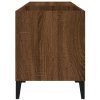 Skříňka na LP desky hnědý dub 84,5x38x48 cm kompozitní dřevo 831956