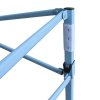 Skládací nůžkový party stan 3 x 9 m modrý 44977