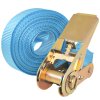 Ráčnové upínací pásy 10 ks 0,8 tun 4 m x 25 mm modré 142653