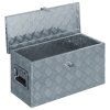 Hliníkový box 61,5 x 26,5 x 30 cm stříbrný 142936