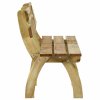 Zahradní lavice 160 cm impregnované borové dřevo 318401