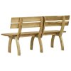 Zahradní lavice 160 cm impregnované borové dřevo 318401