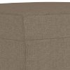 Lavice taupe 70 x 35 x 41 cm textil 349374