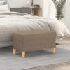 Lavice taupe 70 x 35 x 41 cm textil 349374