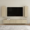 TV stolek dub sonoma 30,5x30x90 cm kompozitní dřevo 803350