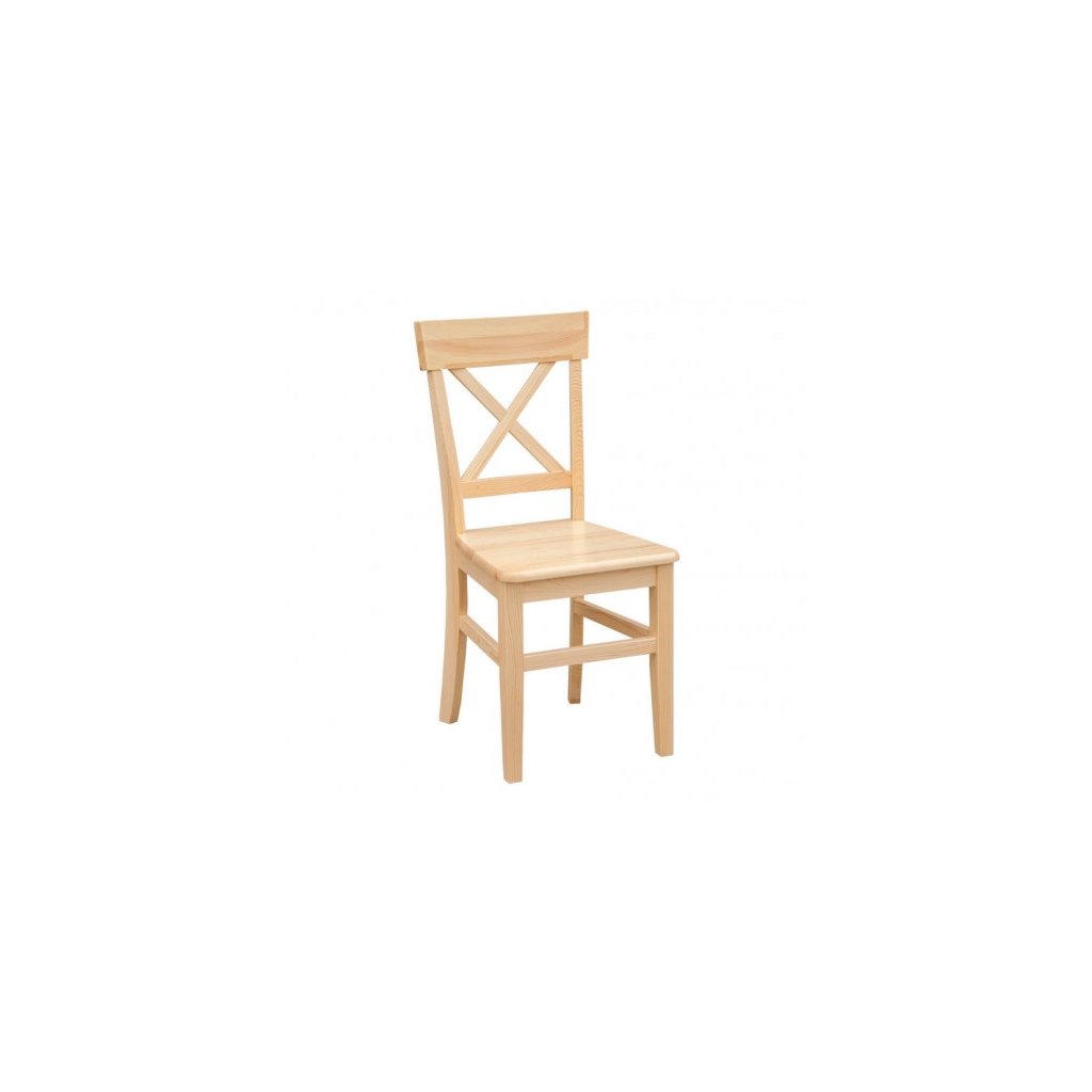 Jídelní židle BRUNO 1 KRZ05 z masivu (Barevné provedení Bílá)