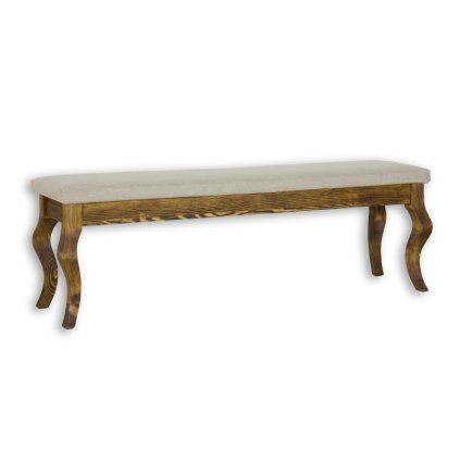 54252 6 retro lavice western lud17 barevne provedeni tmavy vosk k02