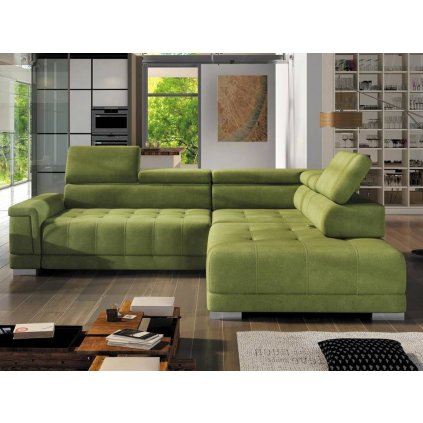 Rohová sedací souprava ENRICO L s regulací hloubky sedu (Provedení Pravé)