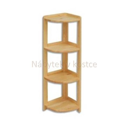 53100 rohovy regal z masivu drewmax bog134