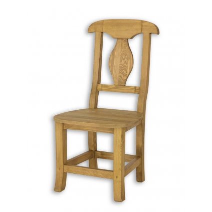 Rustikální jídelní židle CORDOBA SIL03 (Barevné provedení Bezbarvý vosk K09)