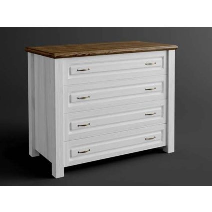 58458 7 rustikalni komoda austin merida tiana z masivu se supliky barevne provedeni bila tmave hneda 22 25