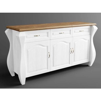 57897 2 rustikalni komoda austin romance alma barevne provedeni bila hneda 22 05