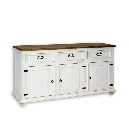 53949 18 rustikalni komoda white home com01 barevne provedeni bily vosk k17 tmavy vosk k02