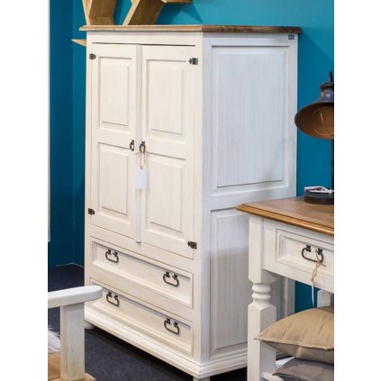 53970 1 rustikalni komoda white home com08 barevne provedeni bily vosk k17 tmavy vosk k02