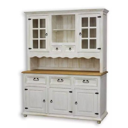 54030 23 rustikalni kredenc white home vit04 barevne provedeni bily vosk k17 tmavy vosk k02