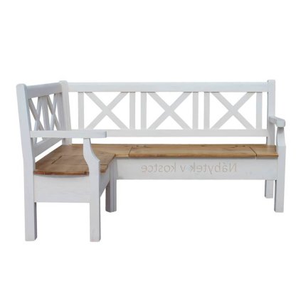 55158 rohova lavice s podruckami