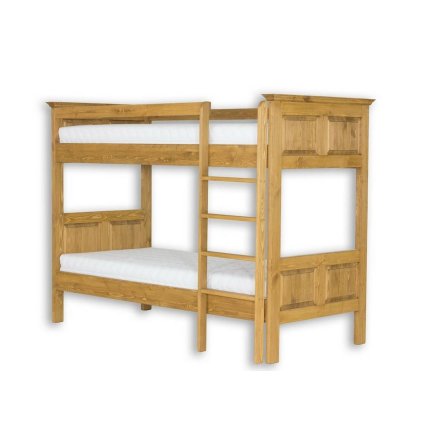 54438 8 rustikalni patrova postel cordoba acc07 barevne provedeni tmavy vosk k02