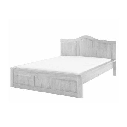 Rustikální postel WHITE HOME ACC04 (Barevné provedení Antická bílá - K16, Rozměry postele 160 x 200 cm)