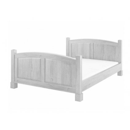Rustikální postel  WHITE HOME ACC05 (Barevné provedení Antická bílá - K16, Rozměry postele 160 x 200 cm)