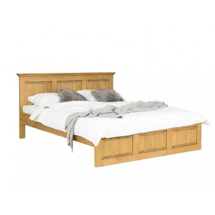 Rustikální postel CORDOBA ACC03 90x200 cm (Barevné provedení Bezbarvý vosk K09)