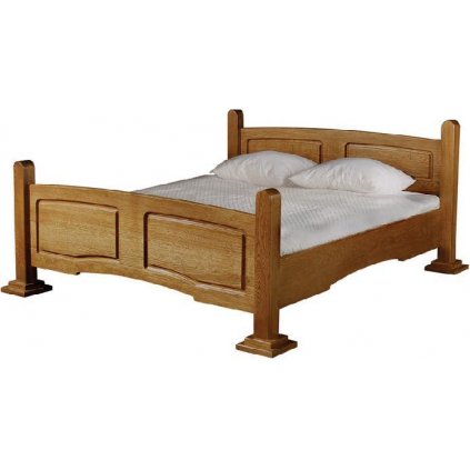 Rustikální postel KINGA (Rozměry postele 160 x 200 cm)