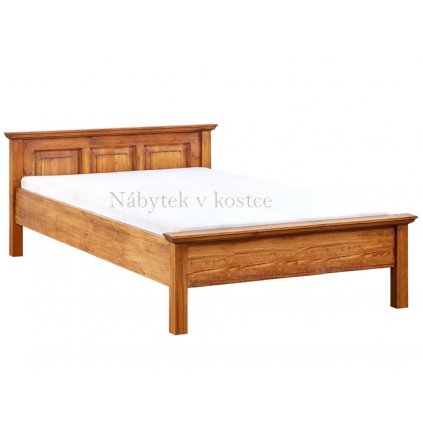 Rustikální postel MEXICANA ACC1 140x200 cm (Barevné provedení Lak - bezbarvý)
