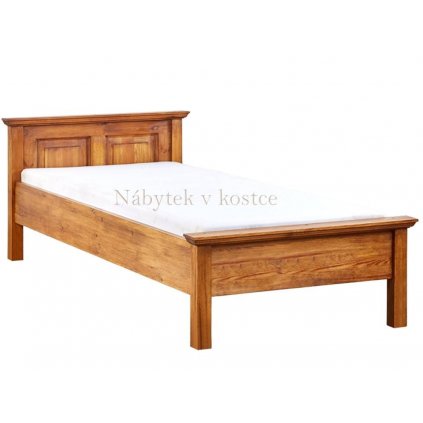 Rustikální postel MEXICANA ACC1 90x200 cm (Barevné provedení Lak - bezbarvý)
