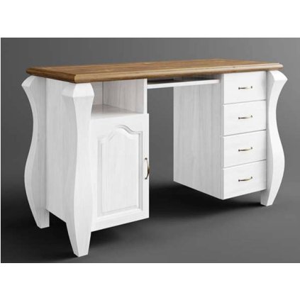 58428 7 rustikalni psaci stul austin romance duo z masivu barevne provedeni bila hneda 22 05