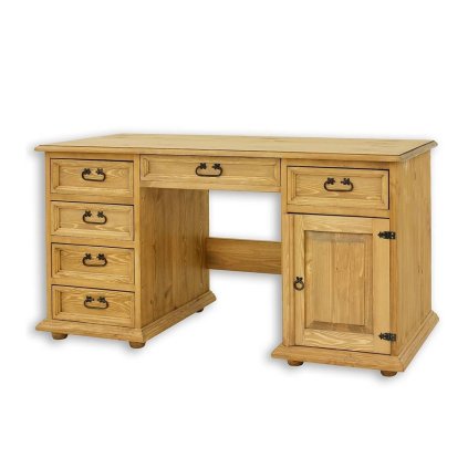 53682 13 rustikalni psaci stul cordoba bik03 barevne provedeni tmavy vosk k02 provedeni varianta b