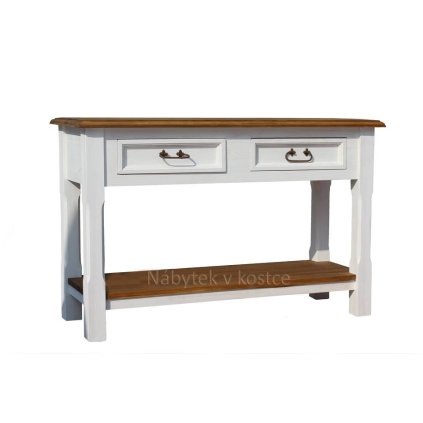 56391 rustikalni stolek z masivu