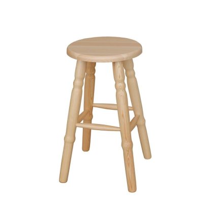 60936 barovy taburet z masivu kulaty tab21