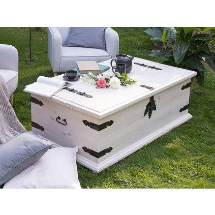 54369 2 rustikalni ulozna truhla white home cos04 barevne provedeni bily vosk k17