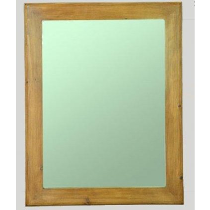 Rustikální zrcadlo MEXICANA SLU1/80 (Barevné provedení vosk - světle hnědý-medový)