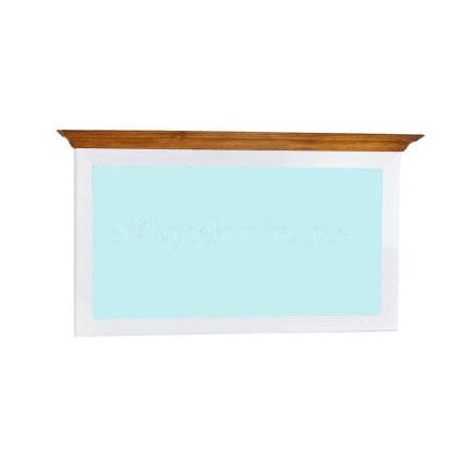 52767 9 rustikalni zrcadlo sweet home slu1 120 cm barevne provedeni bila orech lak