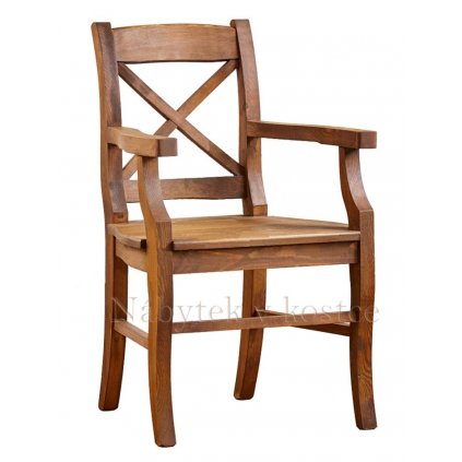Rustikální židle MEXICANA SIL21 (Barevné provedení Lak - bezbarvý)