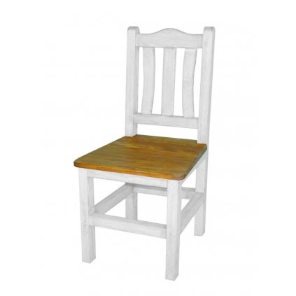 Rustikální židle WHITE HOME SIL05 (Barevné provedení Antická bílá K16 - antická bílá K16)