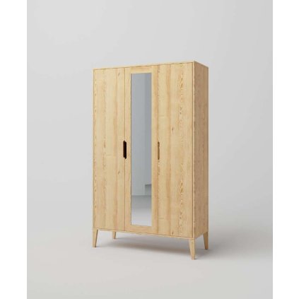 59394 10 skrin z masivu retro spegel se zrcadlem barevne provedeni prirodni