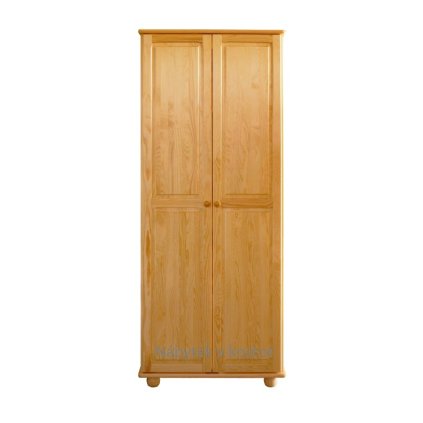 Šatní skříň z masivu DEJA9 policová (Šířka 80 cm, Barevné provedení Dub)